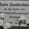 Gedenkplatte für die Opfer des AEL Zöschen - Friedhof Zöschen